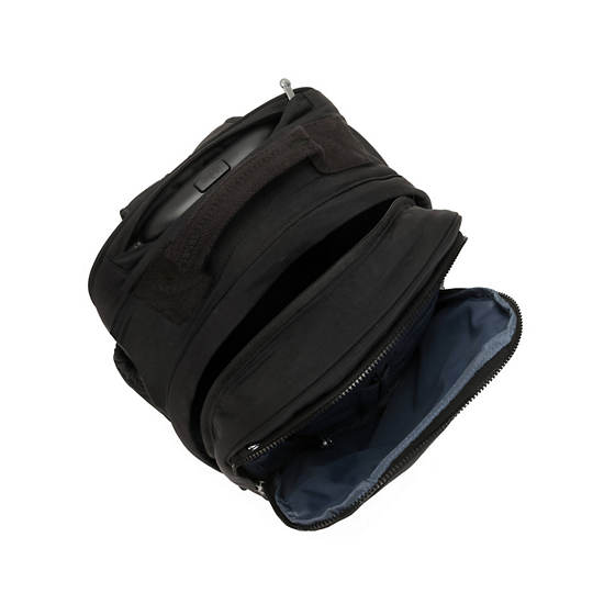 Kipling Gaze Klassieke Large Rolling Rugzak Zwart | België 1401QM